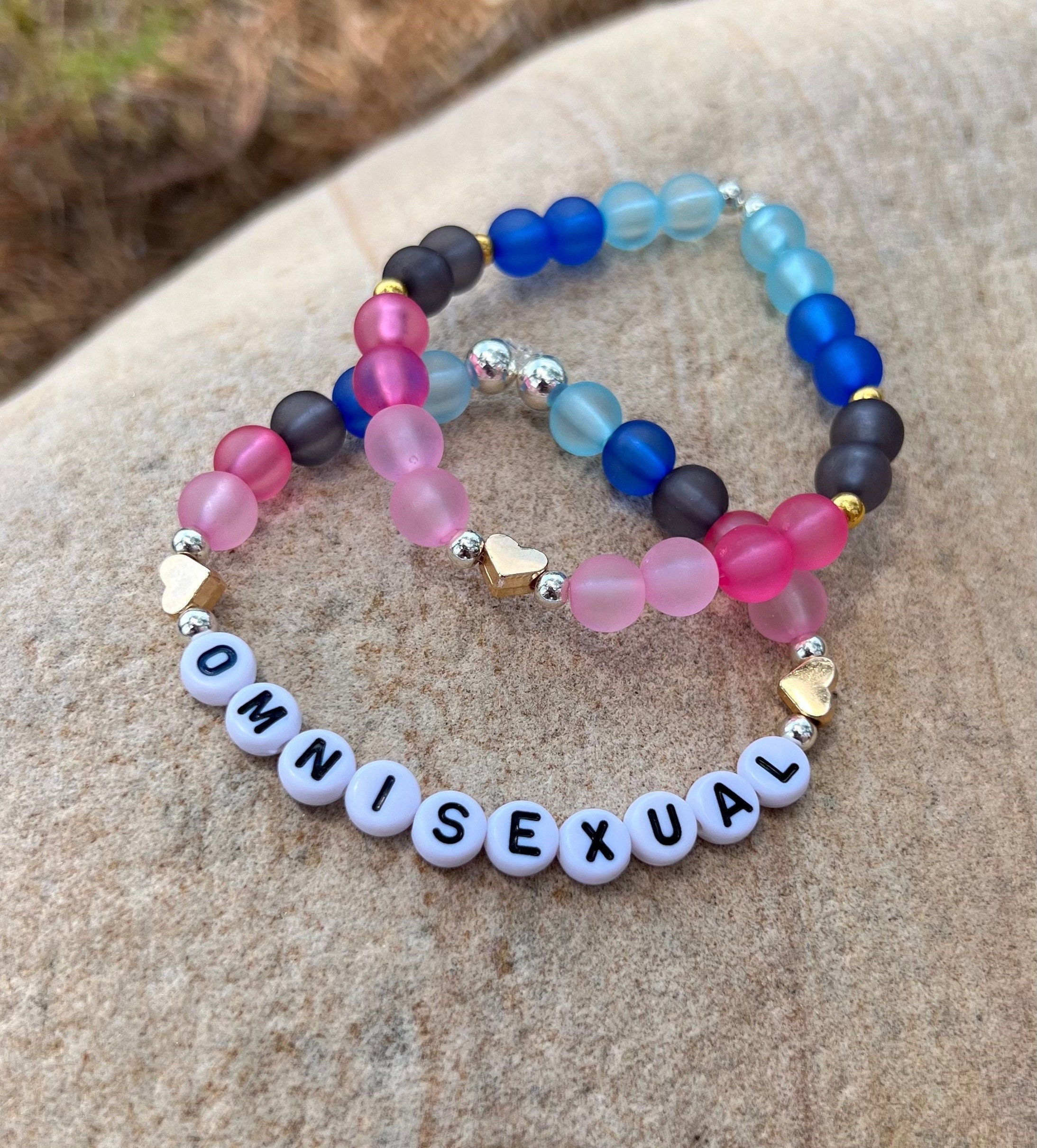Omnisexual Pride Flag Bracelet - Etsy