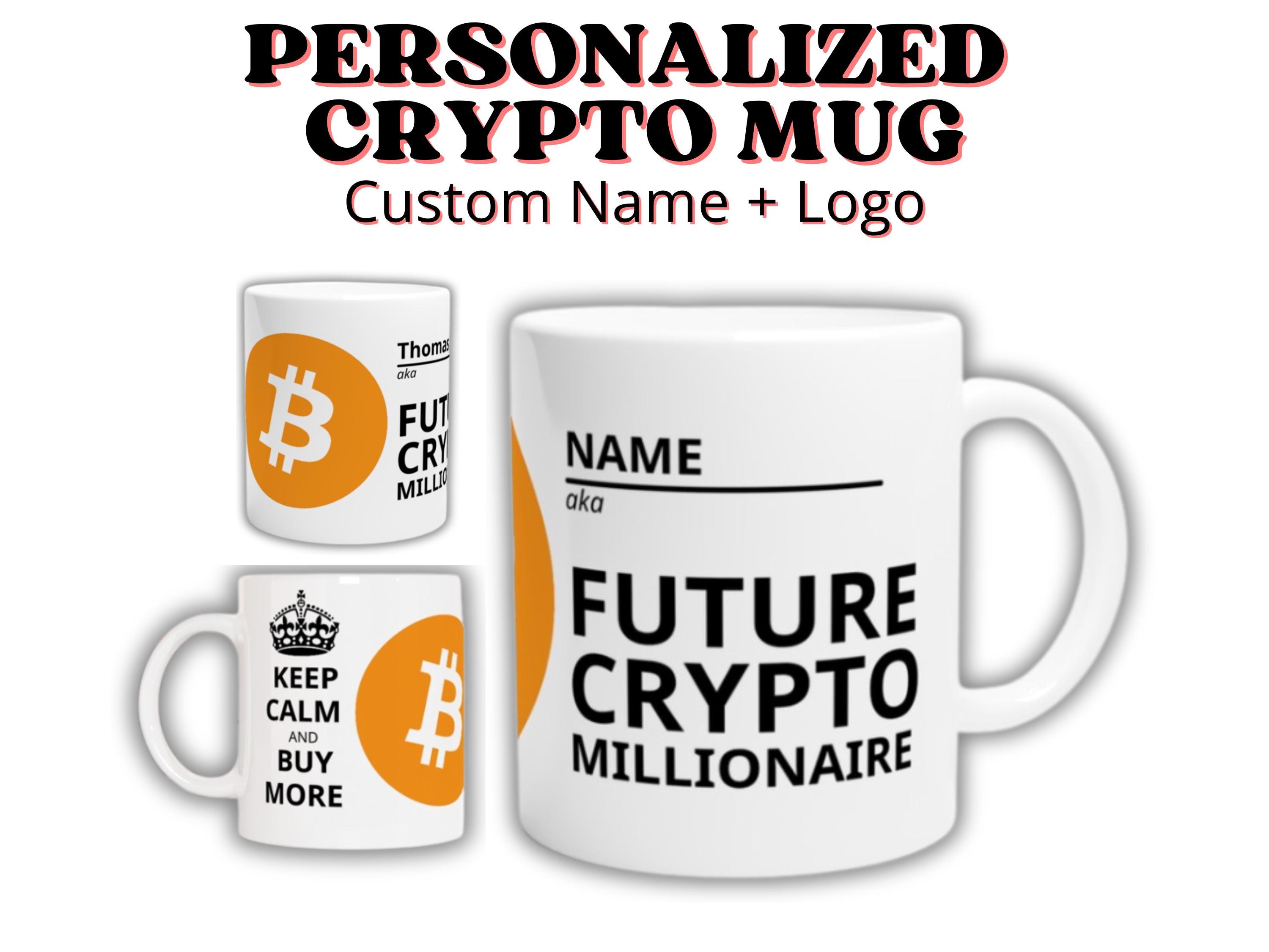 PERSONALIZED FUN Bitcoin Mug, Custom Name & Crypto Logo, Perfect Gift for  Crypto Lovers, Customizable Crypto Mug,bitcoin Merch,xrp Mug Merch - Etsy