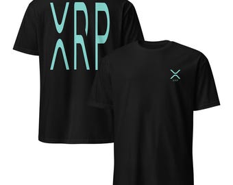 XRP Ripple T-Shirt with BLUE print, Xrp Ripple Clothing,Xrp Apparel,Xrp Ripple Merch, Xrp Ripple Gift,Xrp Shirt,Xrp Tee