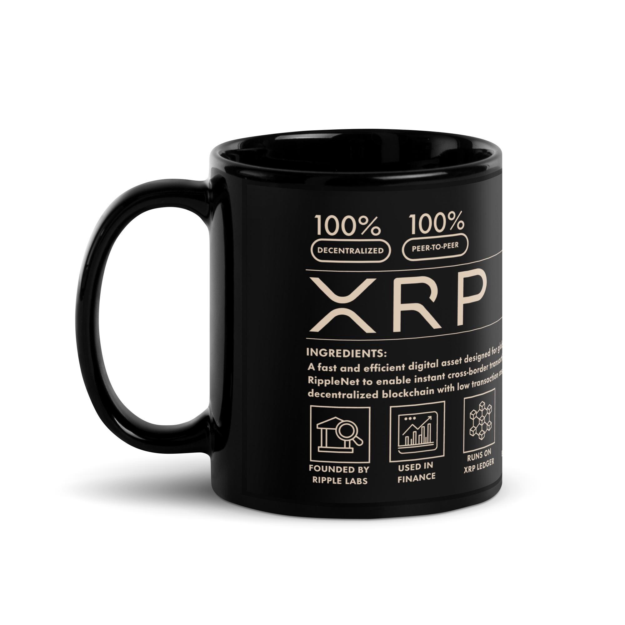 Unique XRP Ripple Mug - Size Options,xrp Ripple Label Mug,black Glossy Mug,crypto  Mug,crypto Enthusiast Gift,coffee Mug,tea Cup,gift for Him - Etsy