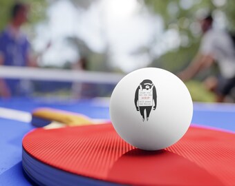 XRP Monkey Ping Pong Balls, 6 Pack | Branded Table Tennis Balls, Party Gaming Accessories