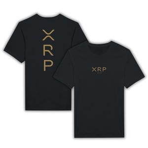 T-shirt XRP unisexe tendance - T-shirt noir, bleu marine et blanc - création de logo OR XRP, vêtements Xrp, vêtements Xrp, produits dérivés Xrp, cadeau Xrp, chemise Xrp, t-shirt Xrp
