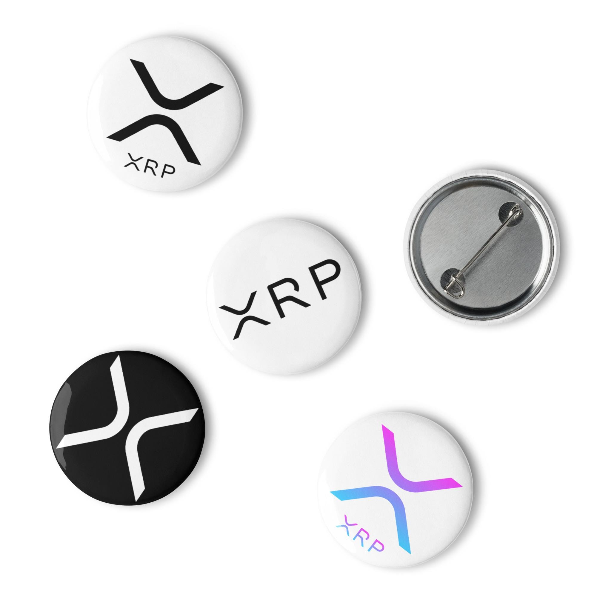 XRP Ripple Buttons,5er Set Pin Buttons,kryptowährng Pin Buttons,xrp Ripple  Sammlerstück, Aufkleber,abziehbild,xrp Pin,ripple Pin,xrp Merch - Etsy New  Zealand