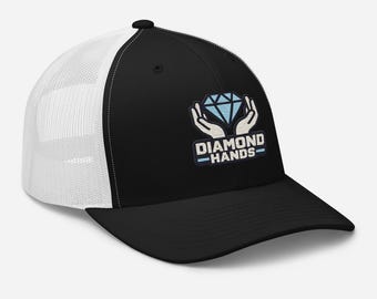 Diamond Hands Crypto Cap | Embroidered Hat for Cryptocurrency Enthusiasts