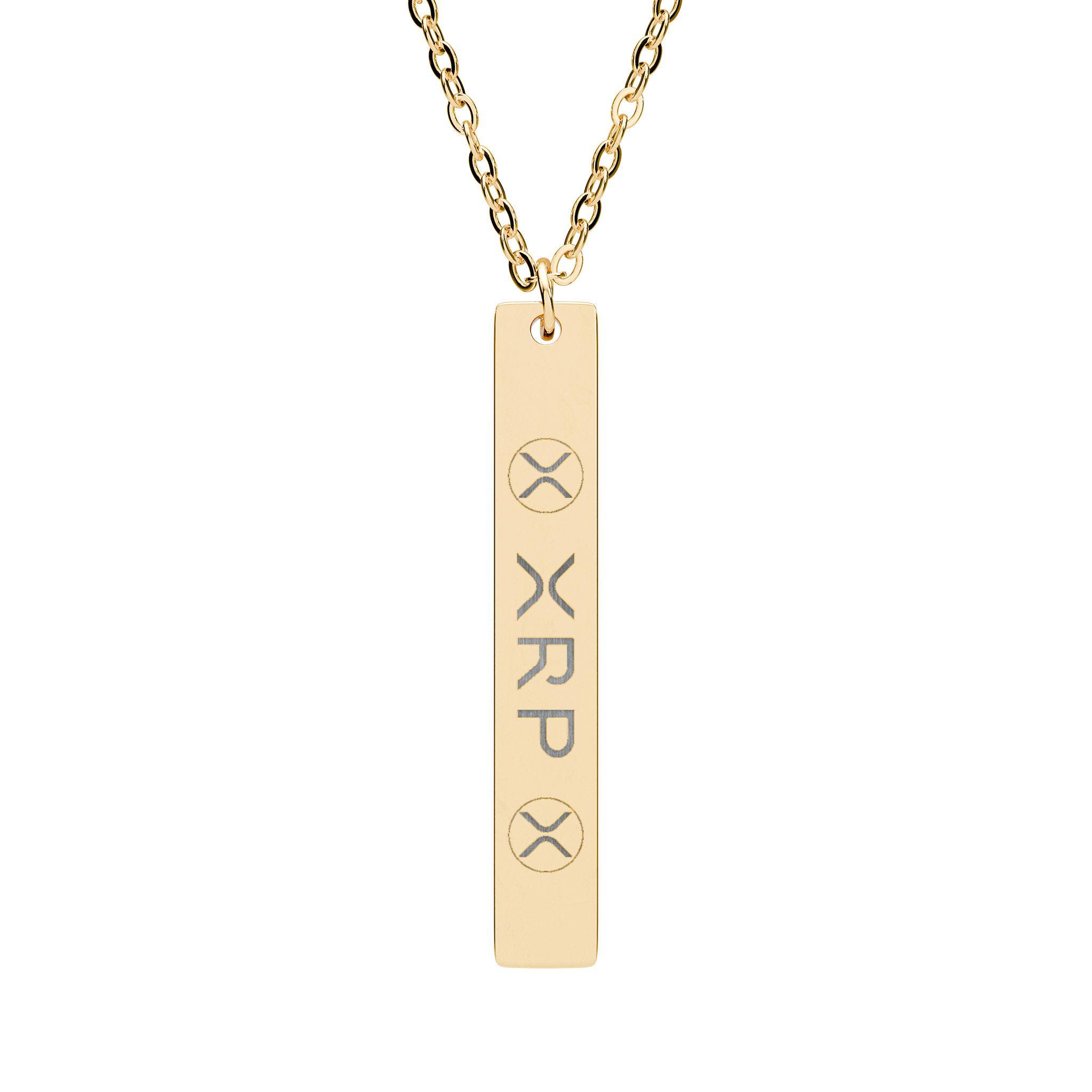 Xrp gold necklace - Etsy 日本