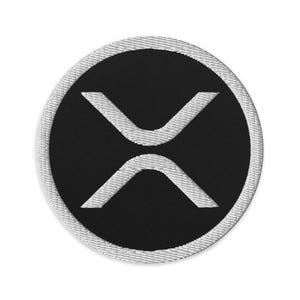 May include: A white embroidered X logo on a black circular patch with a white border.