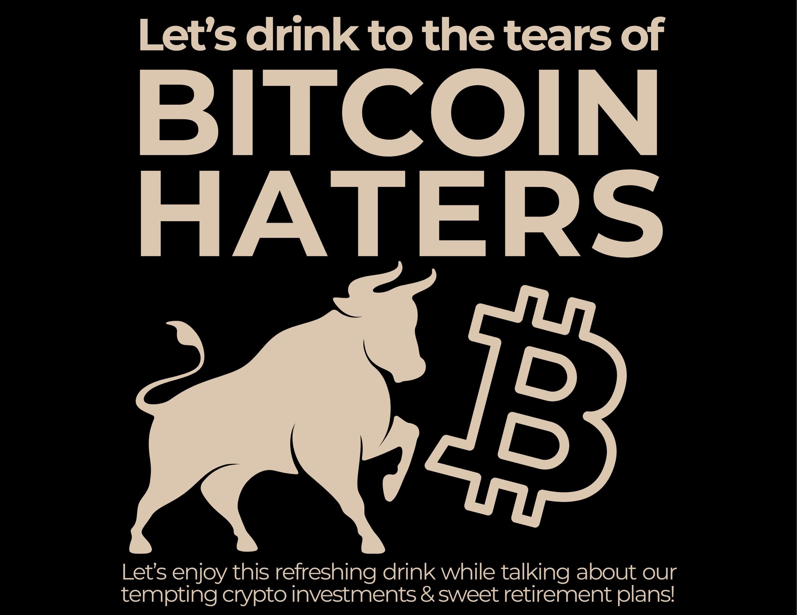 ビットコイン ウイスキー グラス、10 オンス - ビットコイン嫌いの涙を流しながら飲もう - 暗号カップ、ビットコイン ドリンクウェア、ビットコイン  コレクター、男性へのギフト - Etsy 日本