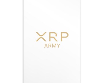 XRP Gift Card, Greeting Card for XRP Ripple Enthusiasts, XRP Ripple Merch, Xrp Army Design, Postcard