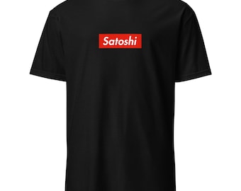 Satoshi Graphic Print Tee - T-Shirt for Bitcoin and Crypto Enthusiasts