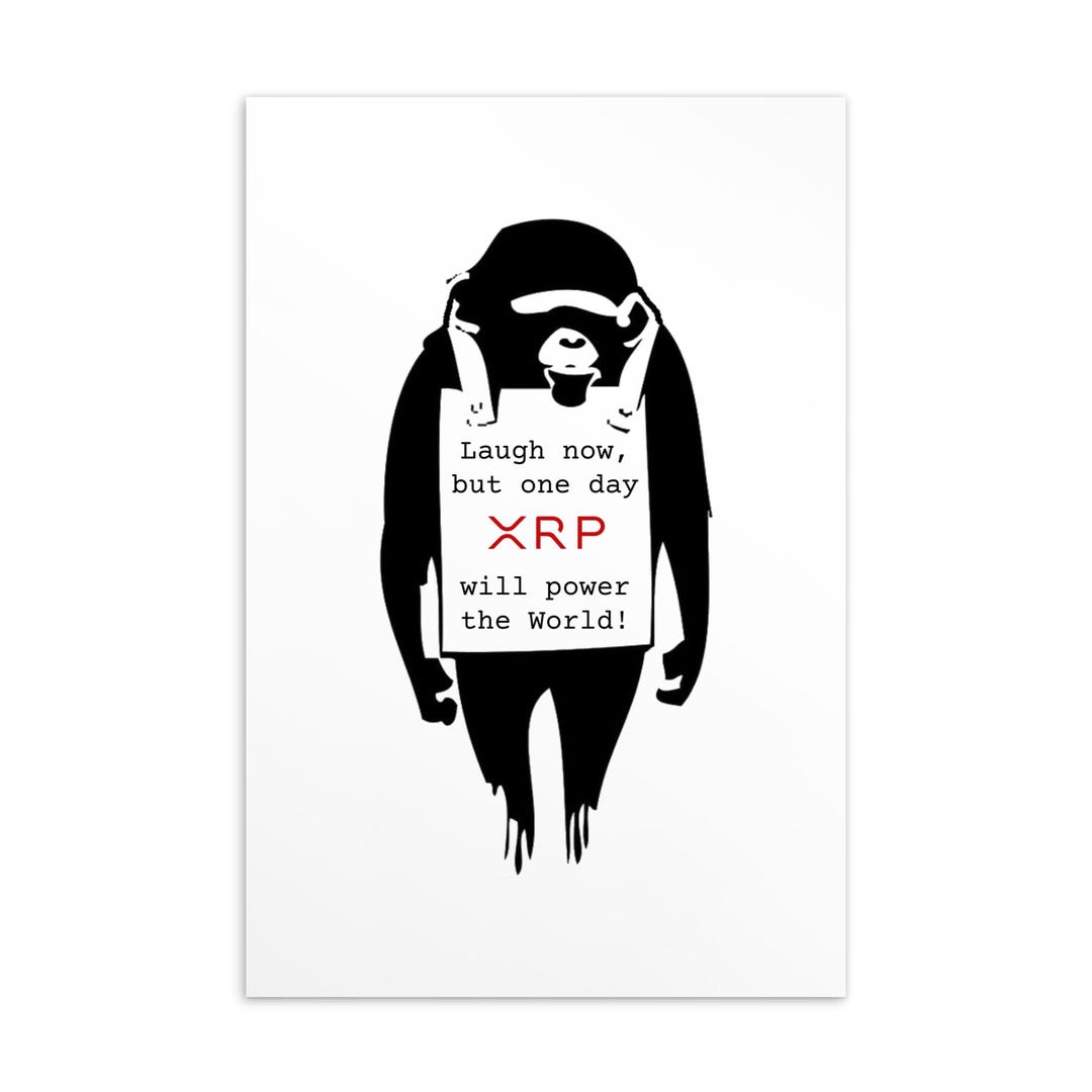 XRPです XRP Gift Card, Greeting Card for XRP Ripple Enthusiasts, XRP
