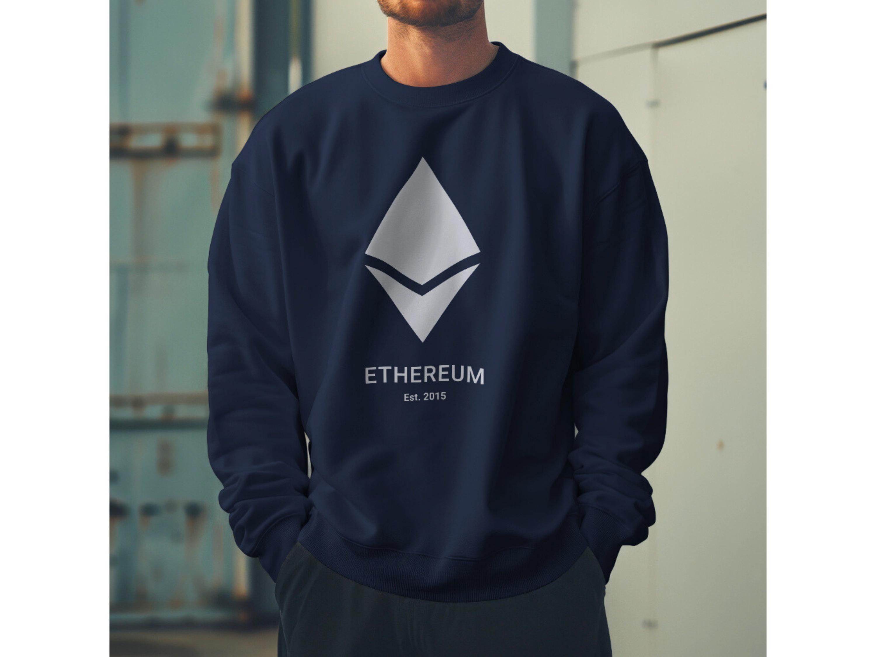 シックな ETH イーサリアム スウェットシャツ、ETH イーサリアム 衣類、Eth アパレル、Eth イーサリアム グッズ、Eth イーサリアム  ギフト、Eth セーター、Eth シャツ、Ethereum ファン - Etsy 日本