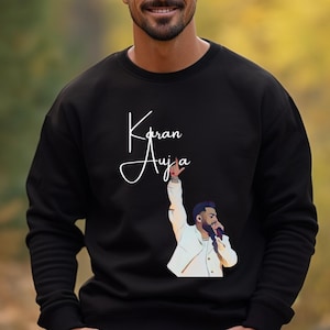 Unisex Karan Aujla Sweatshirt | Karan Aujla Shirt | Punjabi Singer Merch | Karan Aujla Jumper | Bhangra Streetwear
