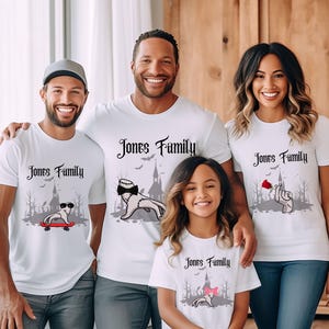 Personalised Addams Family Halloween T-Shirts - Custom Family Halloween Shirt for All Ages| Halloween Shirt,