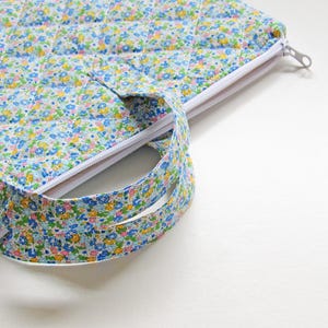 13&quot;14&quot; 15&quot; 15.5&quot;laptop covers/floral print cotton fabric  laptop sleeve/laptop soft quilted and padded/ shock protection case with handles