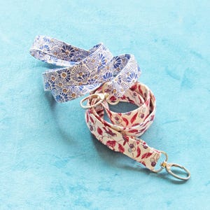 Liberty Schlüsselband / Schlüsselband / Schlüsselband mit Sicherheitsverschluss / Halsband / Liberty Druck