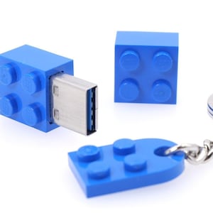 USB 3.2 Flash Drive 64 GB up to 512 GB in a original Lego 2x2 Brick handmade.