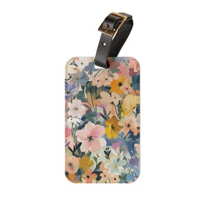 Blumen Kinderwagen Anhänger, Reisekoffer Gepäckanhänger, Baby-Dusche-Geschenk, Windeltasche Anhänger für den Freizeitpark, ID-Tag für den Freizeitpark, Rucksack Namensschild