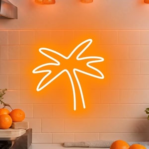 Palm Tree Neon Sign, Christmas gift, Neon sign palm tree,Neon sign bedroom,Led neon sign,Neon sign wall decor,Palm Tree Home Decor,Best Gift