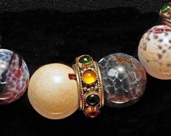 Unique Fire Agate and Silver Rings