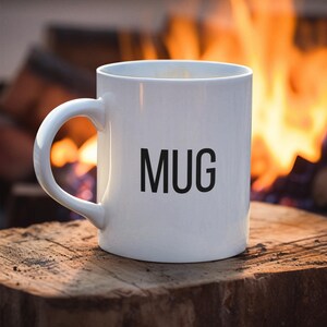 Funny Coffee Mug - &#39;Mug&#39; - Playful Gift for Slang and Humour Fans - Rude - Insulting - Friend Gift - Work Gift - Cheeky Gift