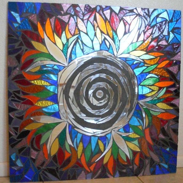 Whirlwind Handmade Mosaic Mirror