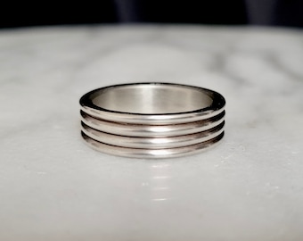 Four Band Sterling Silver Ring