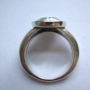 Silver And Icy Blue Ring Size 6 image 5