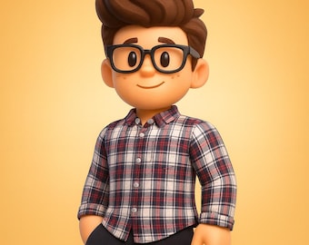 Aangepast Roblox-portret, gepersonaliseerd gamerkunstcadeau (digitale download)