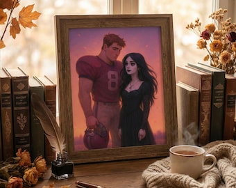 Custom Fantasy Character Portrait, Personalized Bookish Art (Digital Illustration)