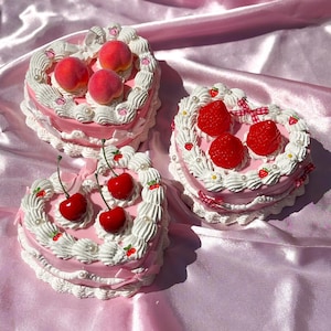 Fruit Fake Cake Jewelry Trinket Box