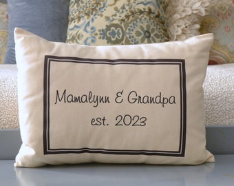 Grandparent gift personalized, Father's Day gift,  pregnancy reveal