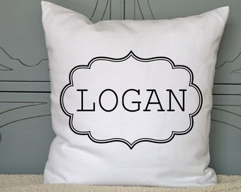 Children's personalized gift, teen gift, boys pillow, girls pillow, newborn gift, baby gift, name pillow, custom phrase pillow, 2