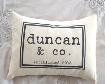 2nd anniversary for him, Personalized pillow, Cotton anniversary, Mother’s day gift, Christmas, Christmas, engagement, Family