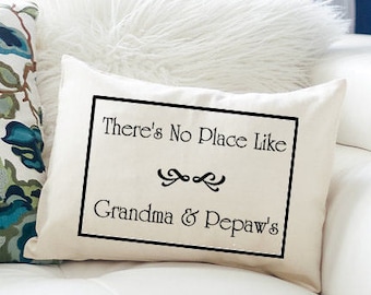 Grandparents Christmas, personalized grandparent Pillow, MotHers day, Grandmother Christmas gift, hard to buy for, grandparents gift #