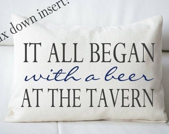 Personalized cotton pillow, 2nd cotton anniversary, romantic, Every love story, 2nd anniversary, newly engaged, romantic gift: og