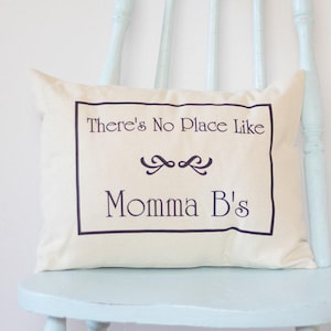 Grandparents gift pillow, personalized pillow, grandparent gift idea, ampersand grandparent gift idea, Mother&#39;s Day, Father&#39;s Day *