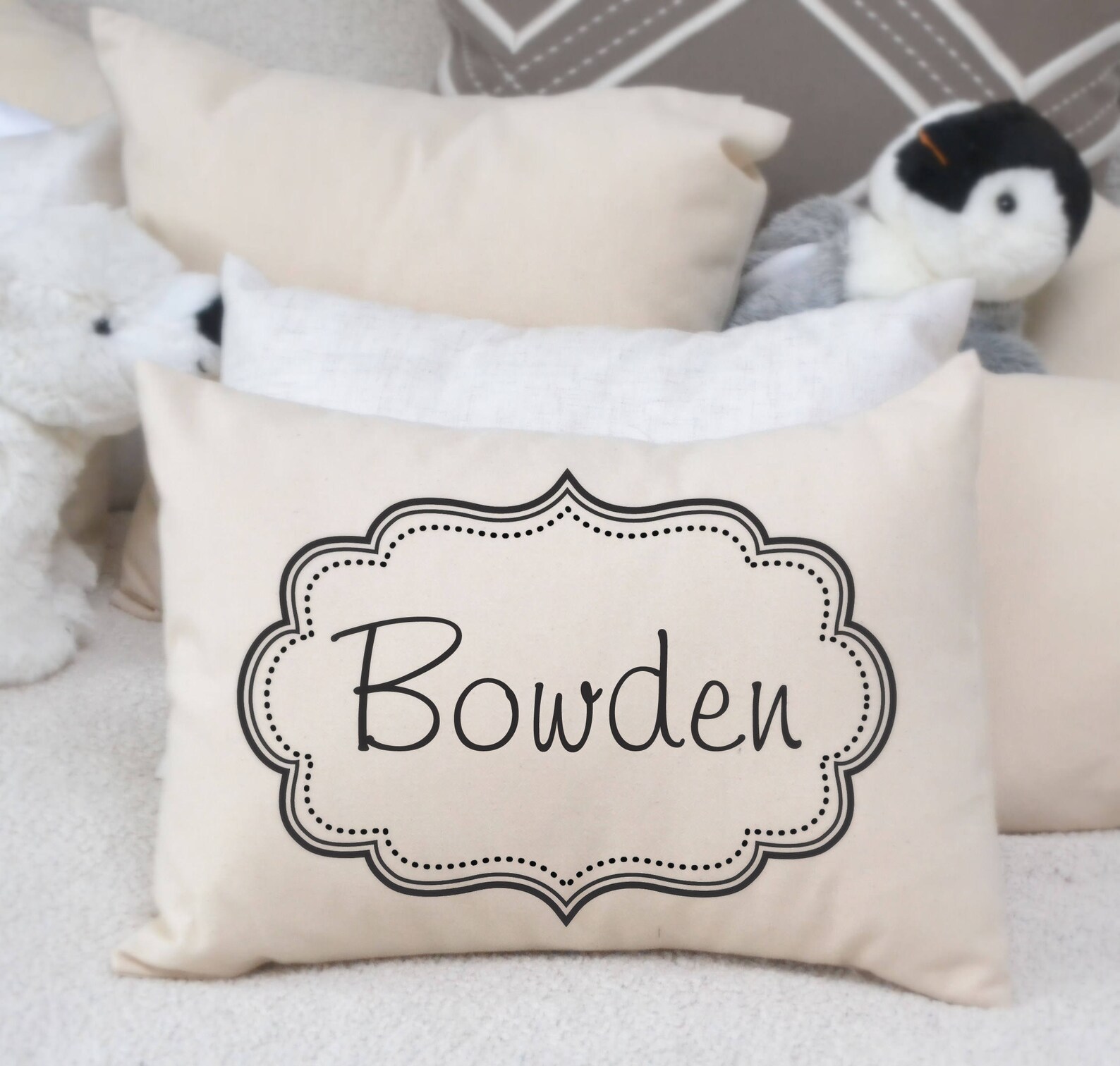 Personalized Pillow Baby Name Pillow Baby Boy Gift Etsy