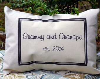 Grandparent gift personalized, Father's Day gift,  pregnancy reveal *