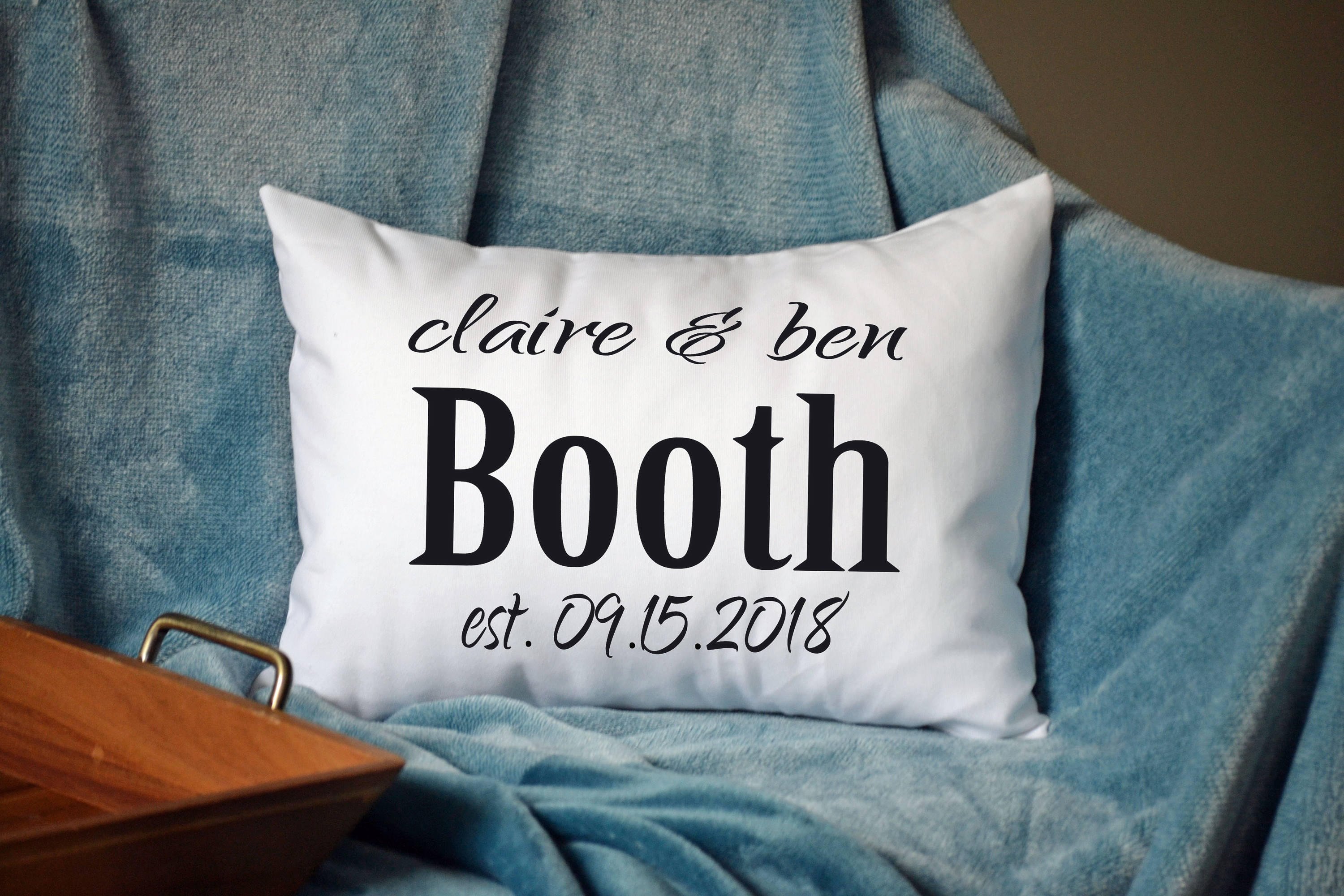 Personalized pillow wedding pillow couples pillow wedding Etsy