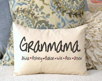 grandparent gift, Personalized Pillow, Grandparents day, mom gift, Mothers day gift, Mom Gift, Grandmother Gift, Grandparents day