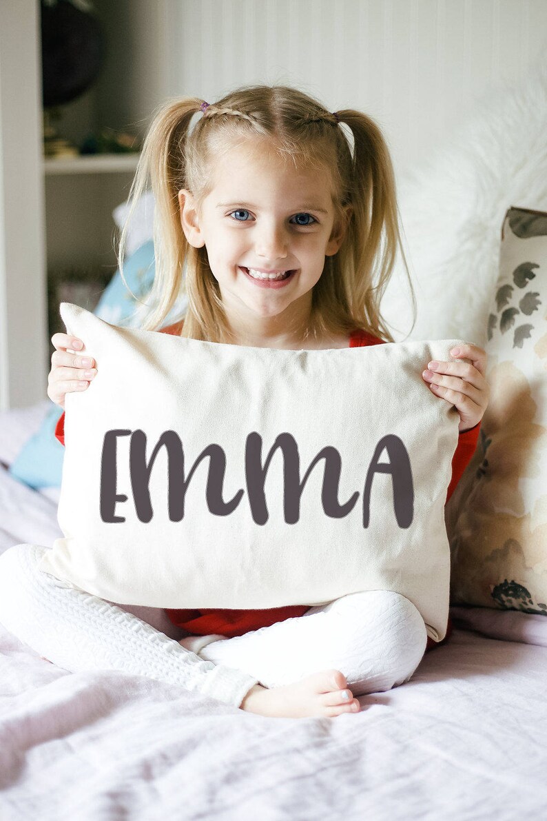 Personalized Baby Pillow Newborn Gift Girls Pillow Name Etsy