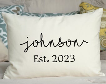 2nd anniversary gift, Last name, Cotton anniversary, second, wedding gift, engagement, romantic gift, trending now, cotton  anniversary 2