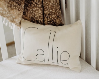 Almohada de bebé personalizada, regalo para bebé, guardería minimalista, regalo para recién nacido, idea de regalo para niña, regalo para niño, regalo de ducha