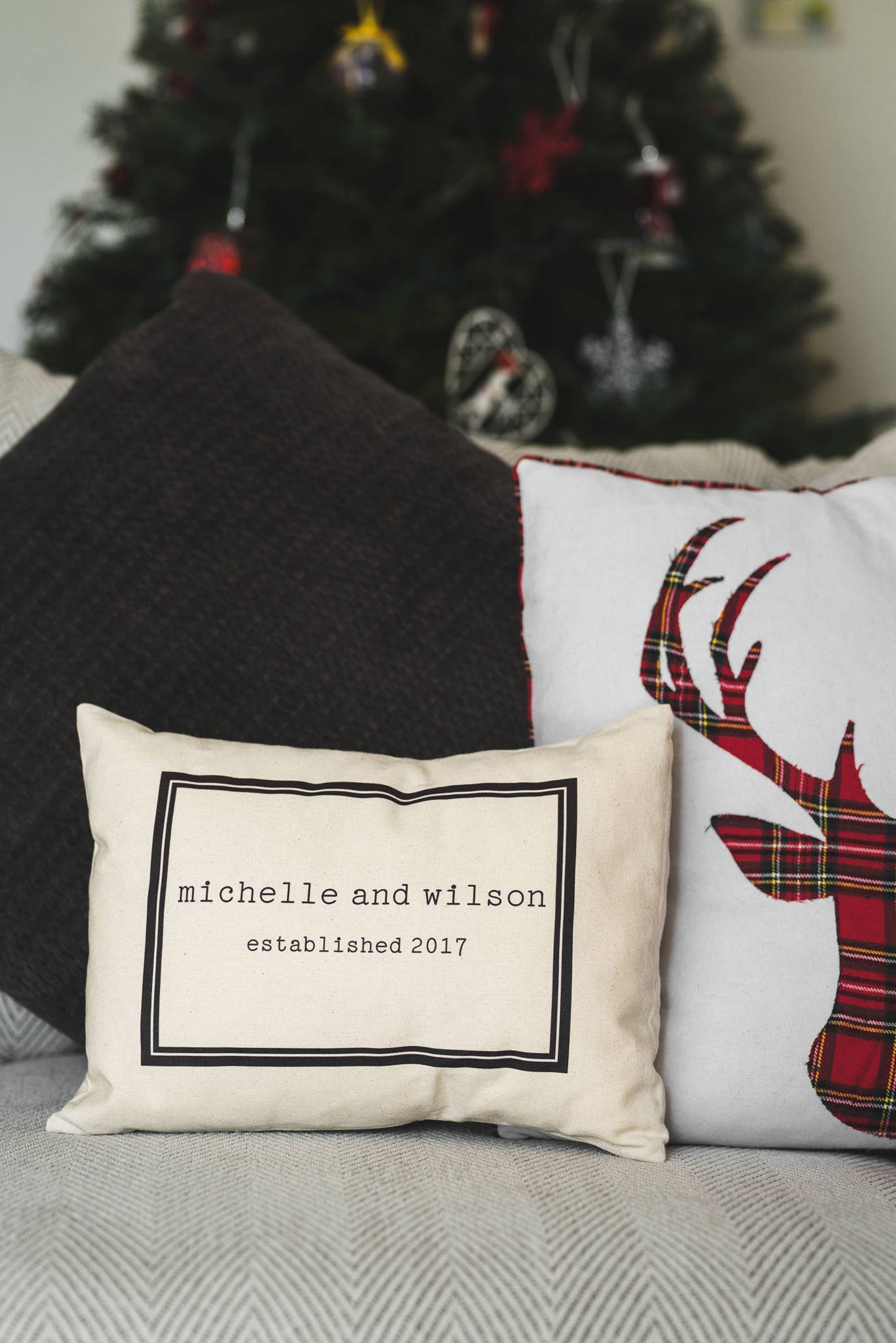 Personalized Pillow Couples Pillow Wedding Pillow 2nd Etsy