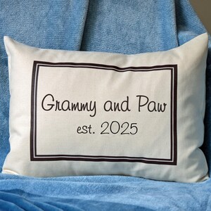 Grandparent gift personalized, Father&#39;s Day gift,  pregnancy reveal *