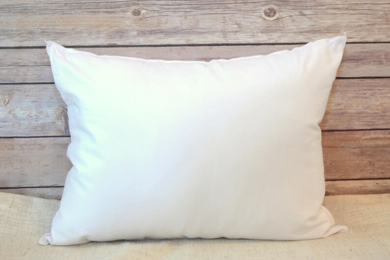 Pillow Insert Stuffing 12x16 Faux Down Insert 12 X 16 Pillow Etsy