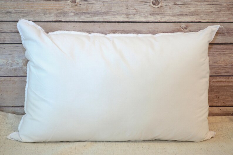 Pillow Insert Stuffing 12x18 Faux Down Insert 12 X 18 Pillow Etsy