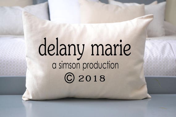 Personalized Baby Name Pillow Baby Shower Gift Name Pillow Etsy