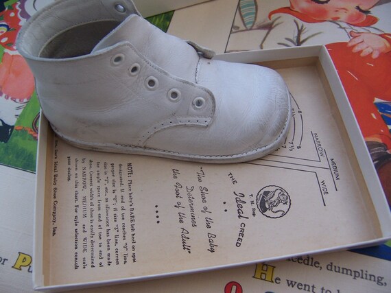 shoes / vintage leather baby/toddler shoes - image 8