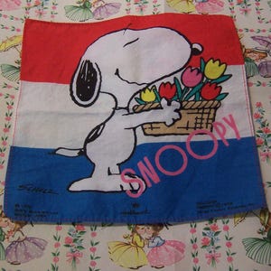 hanky / 1958 tiny snoopy hanky image 1